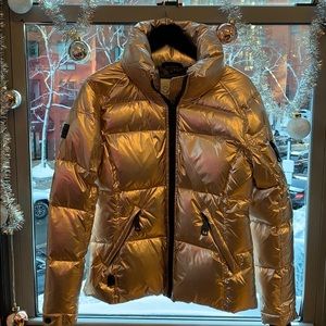 SAM New York Rose Gold Freestyle Puffer Coat